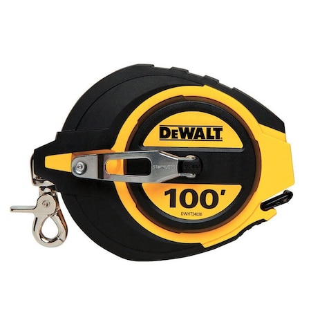 Dewalt DeWalt 100 ft. L X 0.38 in. W Closed Case Long Tape Measure 1 pk DWHT34036